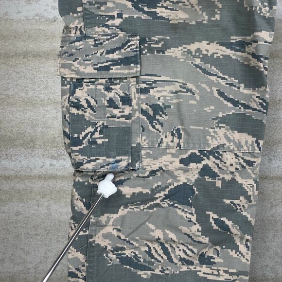 Vintage 90s Military Tactical Pants 34x28 Baggy Wide Leg Tiger Stripe Camo - Picture 12 of 12
